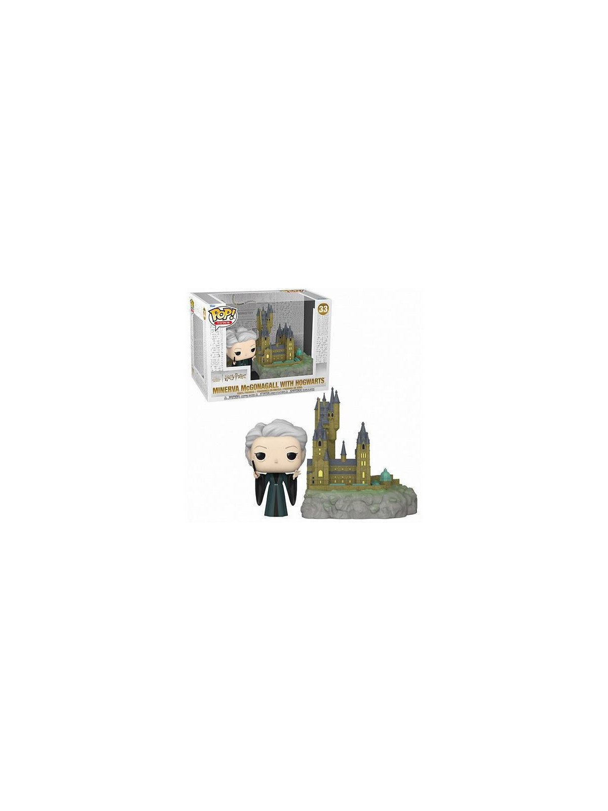 Figurine pop! Town Harry Potter : Minerva McGonagall with Hogwarts (N° 33)