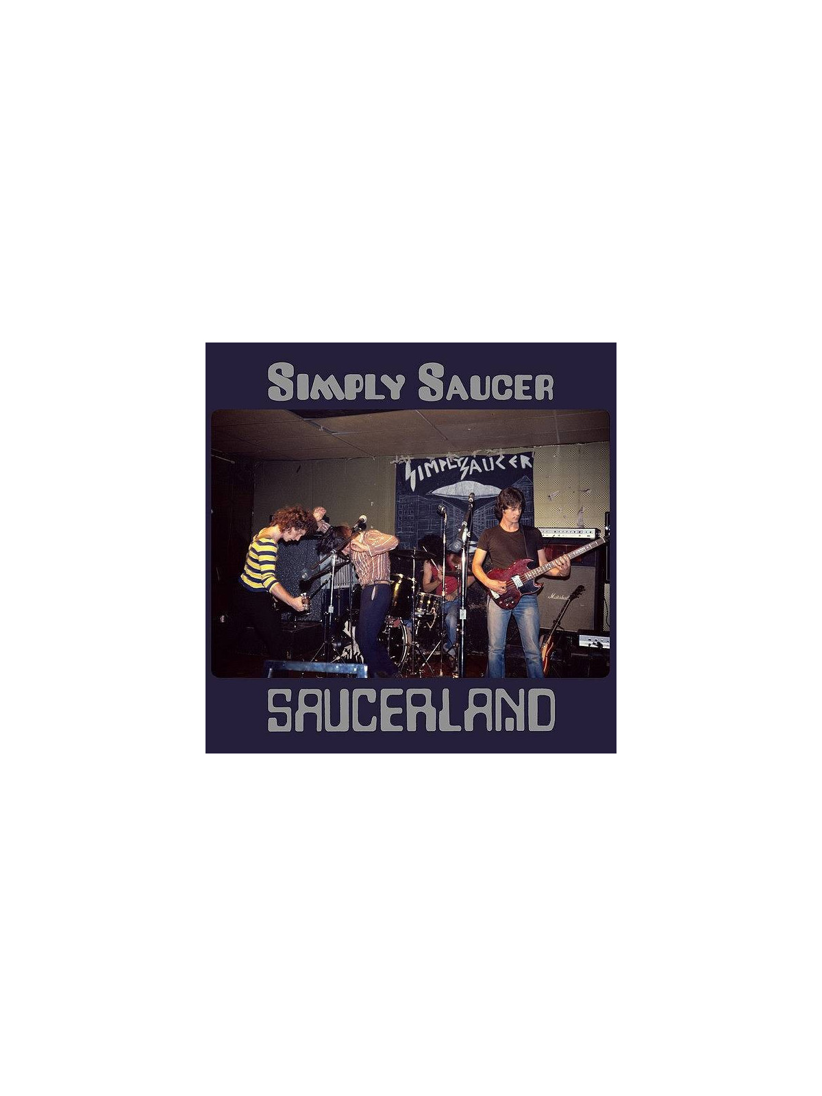 Le disque de Simply saucer : Saucerland est en stock en vinyle à Ciel rouge, disquaire à Dijon