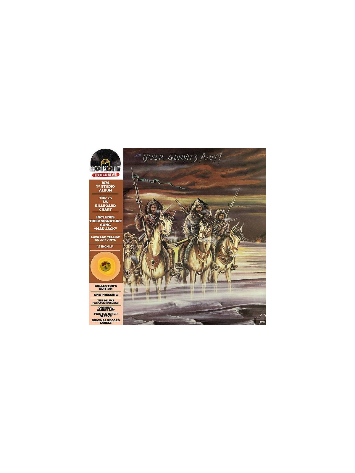 The Baker Gurvitz army : The Baker Gurvitz army (Ltd edition 12’’ vinyl)
