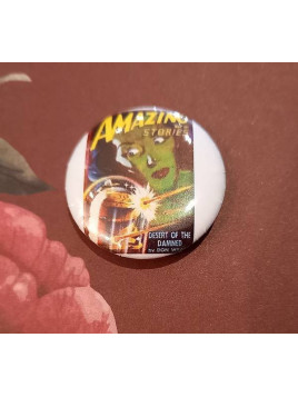 Badge artisanal Amazing stories : desert of the damned