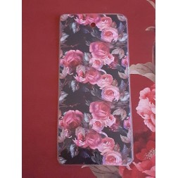 Marque-page plastifié noir et roses roses en stock à la librairie ciel rouge à dijon
