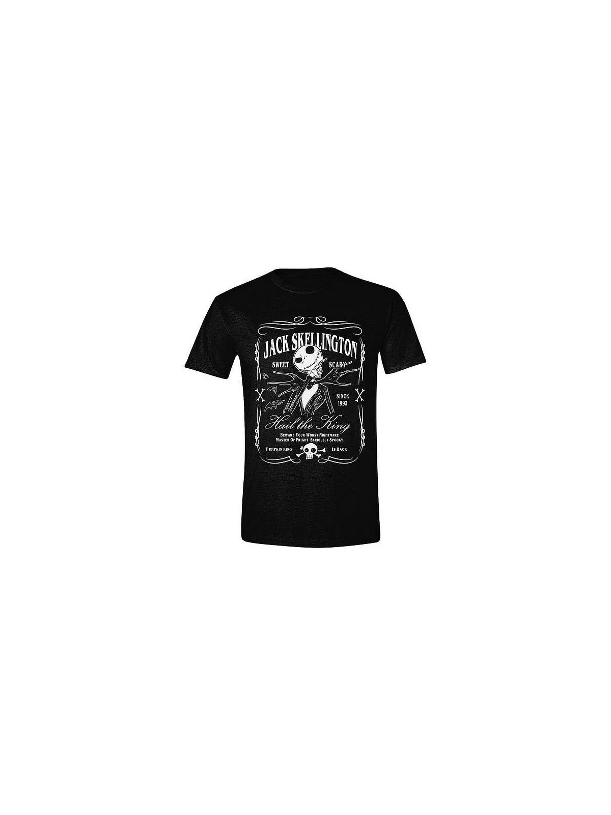le T-shirt The nightmare before Christmas : Jack Skellington label est en stock à la boutique ciel rouge à dijon
