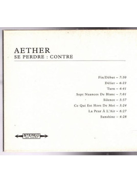 Aether : Se perdre : contre (CD)