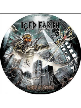 Le disque de Iced earth : Plagues of dystopia est en stock en vinyle à Ciel rouge, disquaire à Dijon