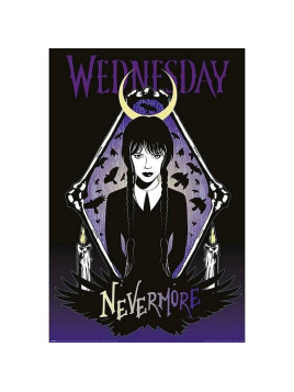l'Affiche Wednesday : Ravens est en stock à ciel rouge, boutique à dijon
