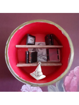 Petite bibliothèque ronde Magie