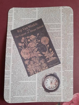 Carte collage Washington Irving