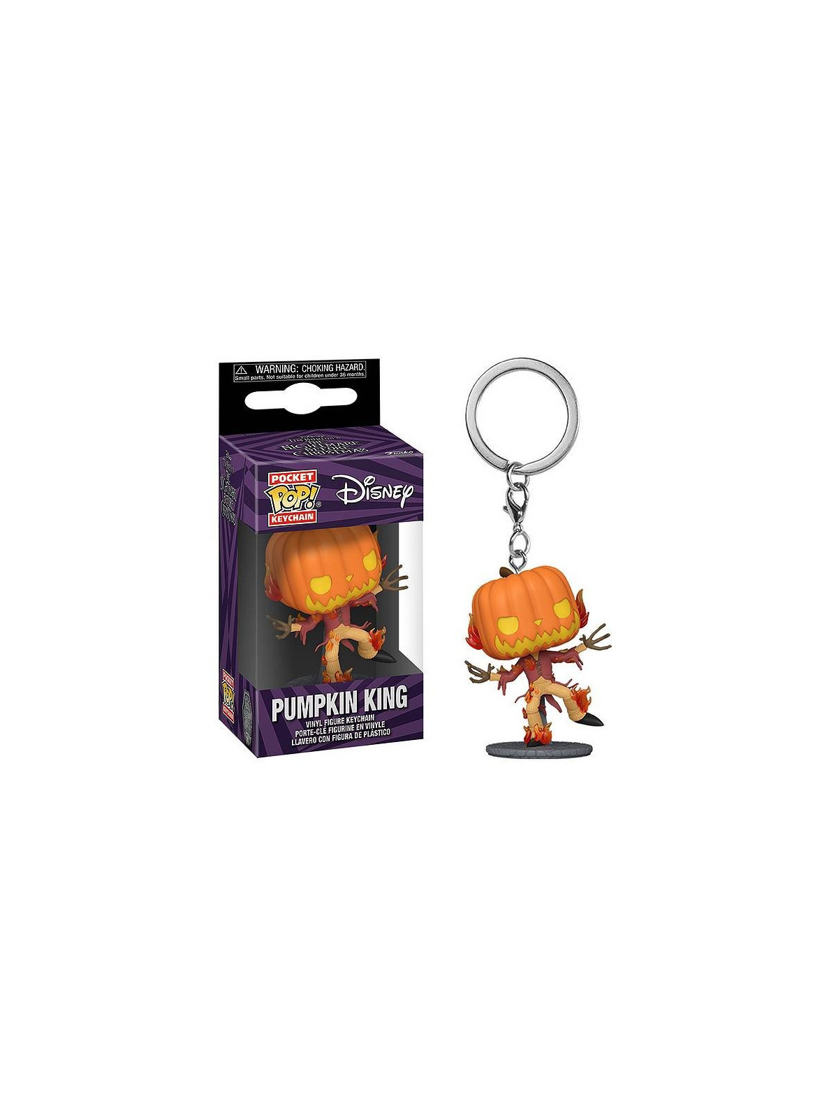 Porte-clés pocket pop! The nightmare before Christmas : Pumpkin king
