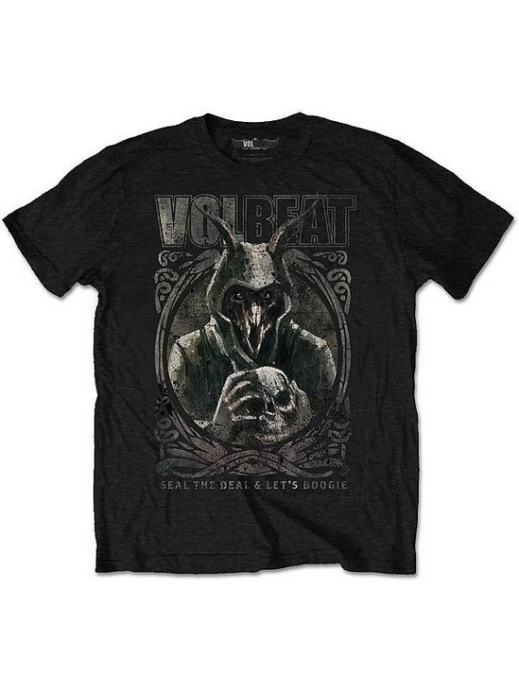 T-shirt Volbeat : Goat with skull