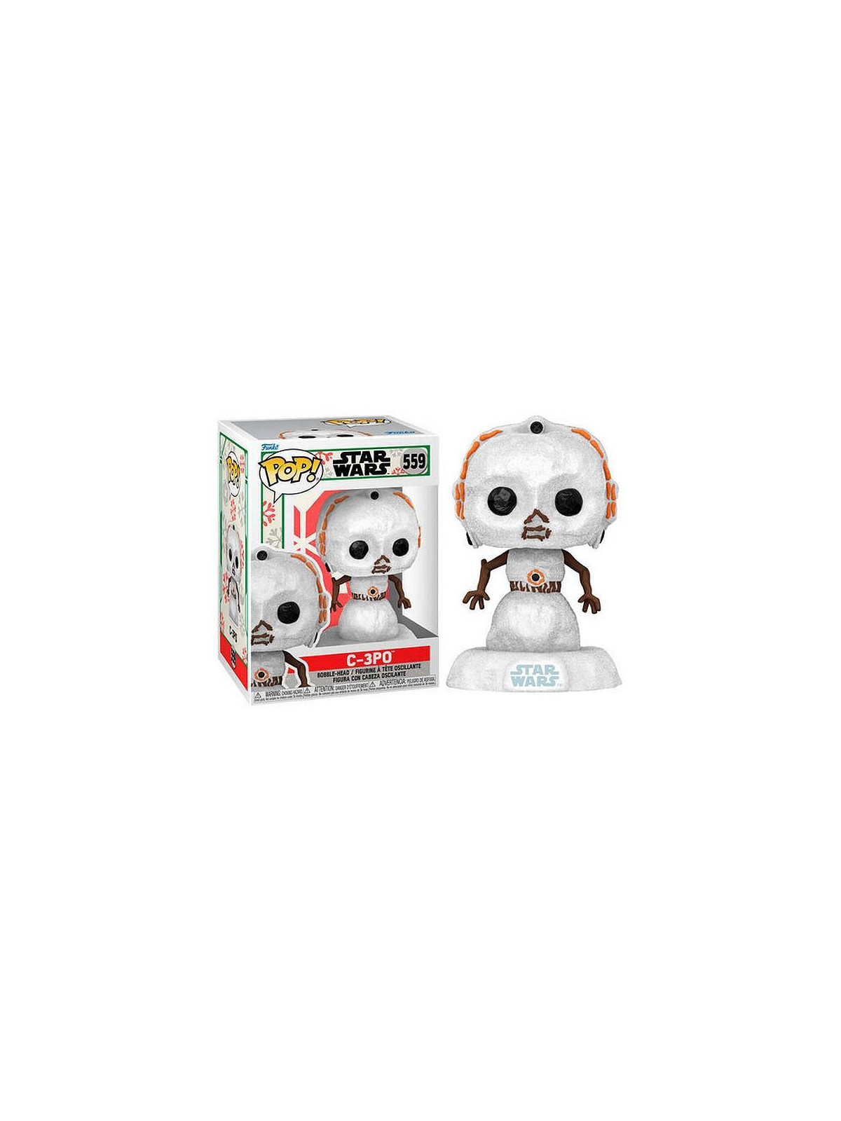 Figurine pop! Star wars : Holiday C-3PO (N° 559)