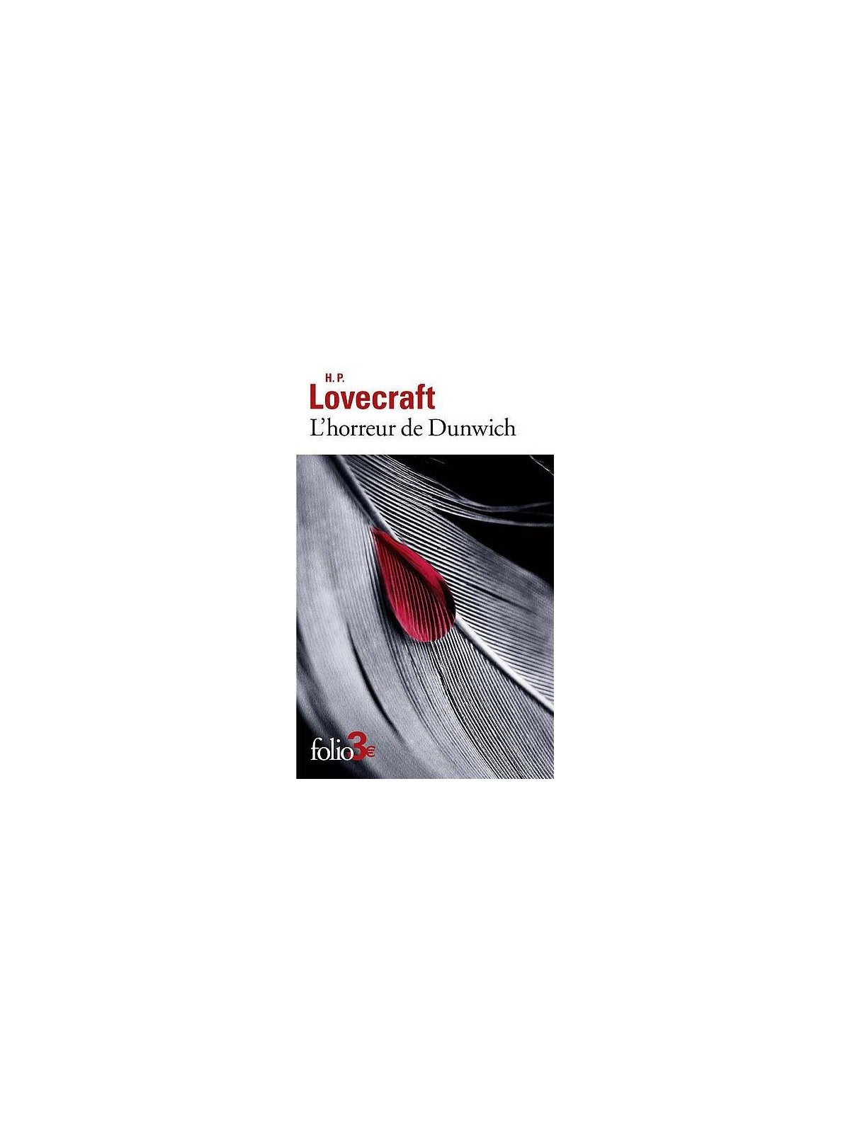 H. P. Lovecraft livre L’horreur de Dunwich en stock à la librairie ciel rouge à dijon