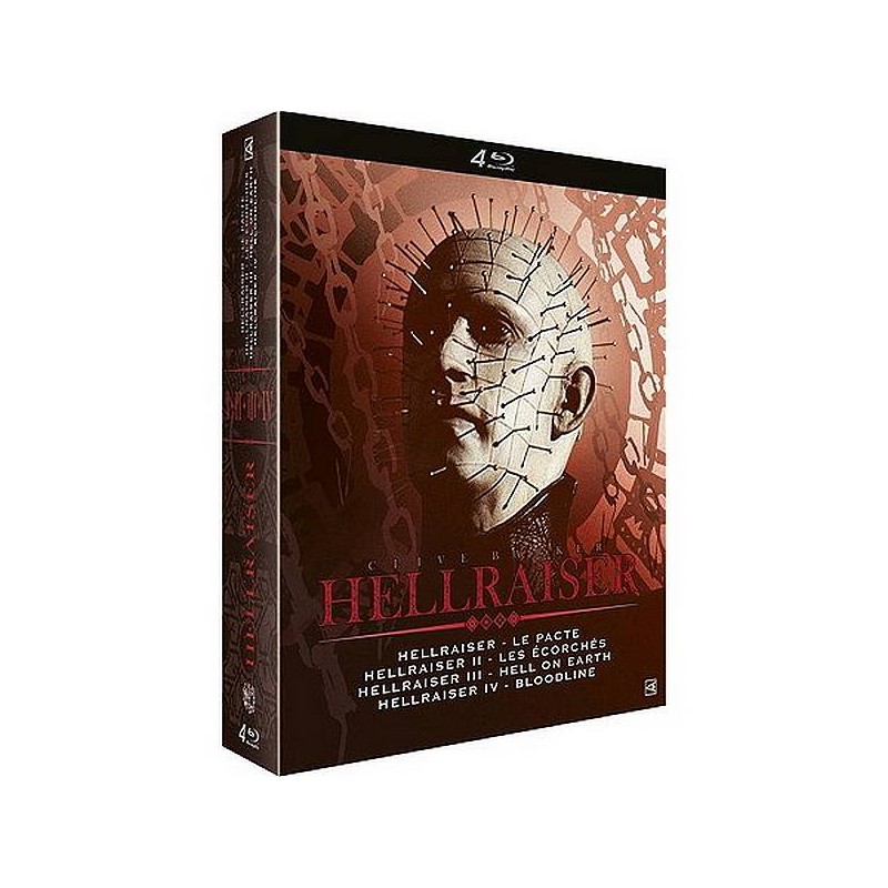coffret Hellraiser I-IV en stock en blu-ray à la boutique ciel rouge à dijon