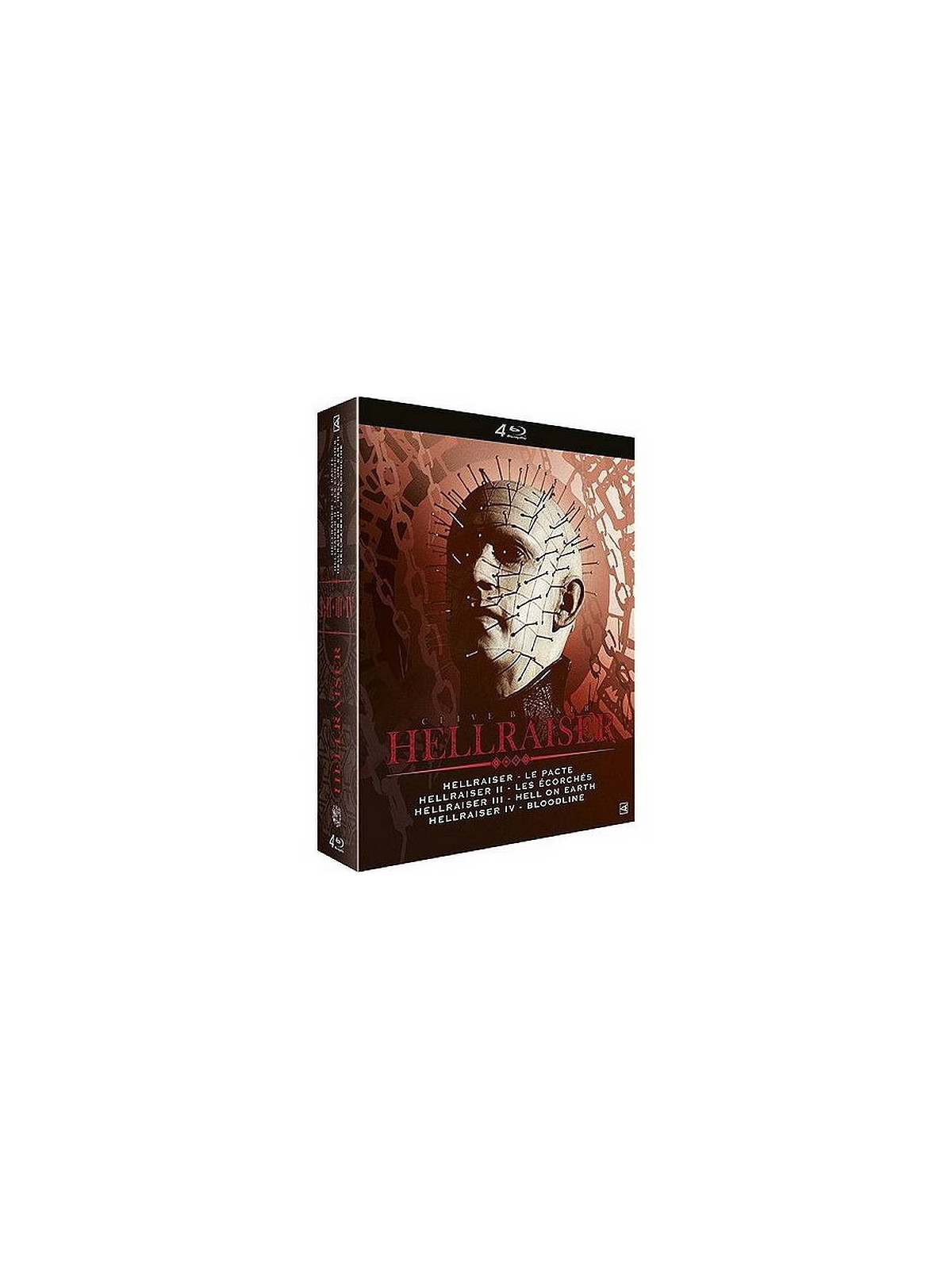 coffret Hellraiser I-IV en stock en blu-ray à la boutique ciel rouge à dijon