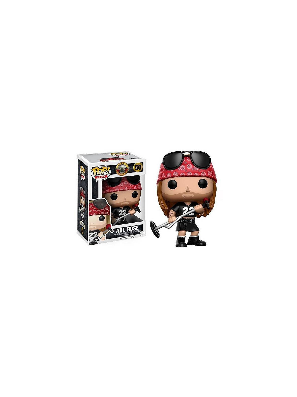 la Figurine pop! Guns n’ roses : Axl Rose (N° 50) est en stock à la boutique ciel rouge à dijon