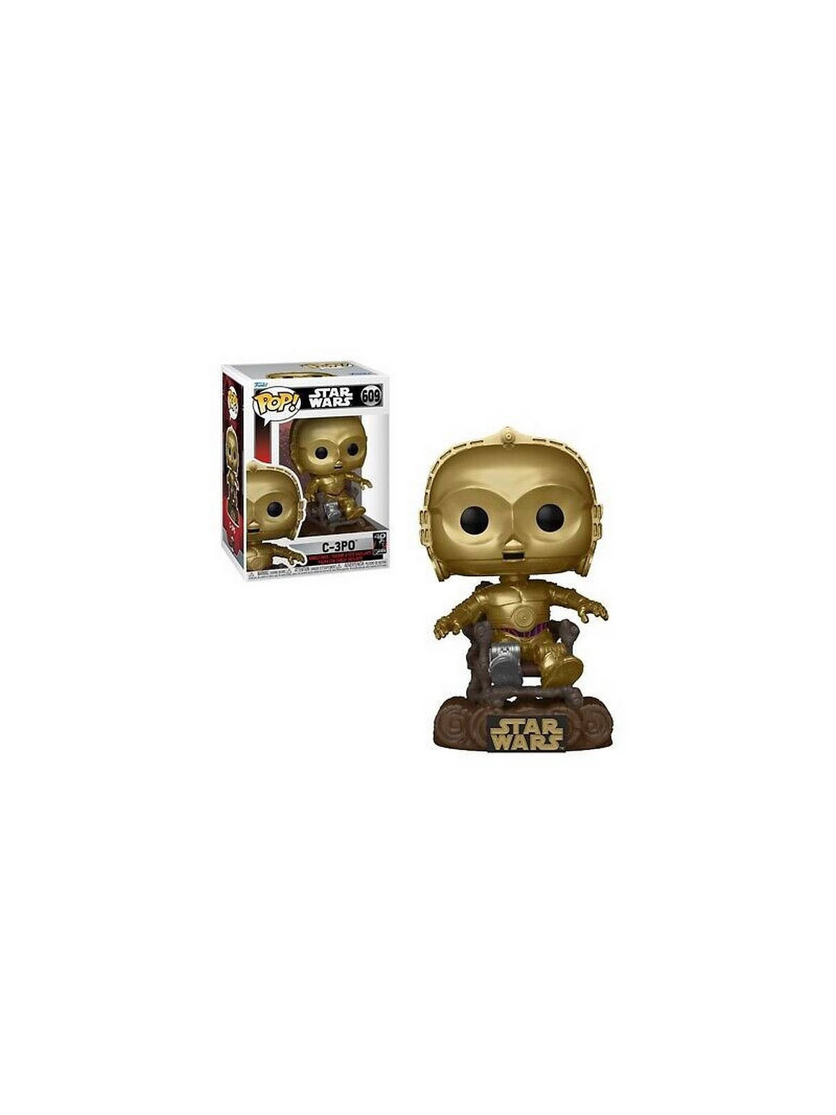 Figurine pop! Star wars : C-3PO in chair (N° 609) en stock à ciel rouge à dijon
