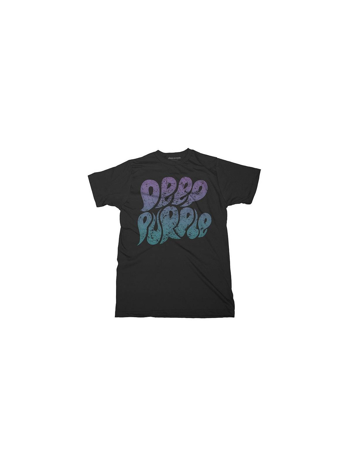 T-shirt Deep purple : Bubble logo