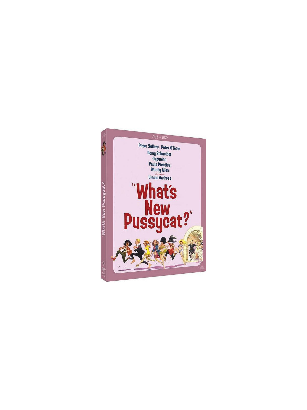 le film de Clive Donner : What’s new pussycat est en stock en blu-ray et dvd à la boutique ciel rouge à dijon