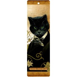 le Marque-page Séverine Pineaux : Chat Baudelaire est en stock à la librairie ciel rouge à dijon