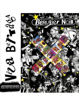 Bérurier noir disques Viva Bertaga en vinyle à ciel rouge dijon