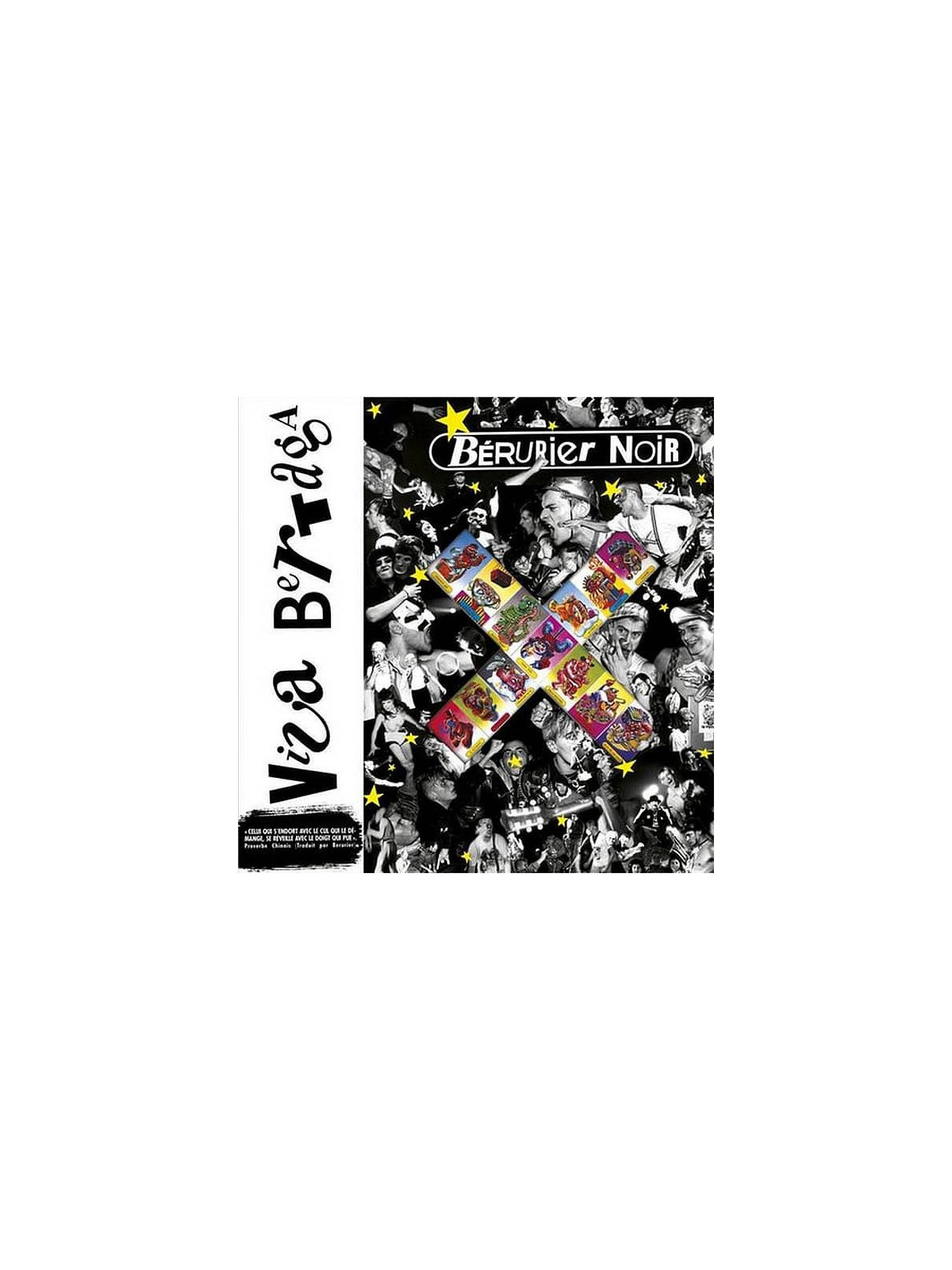 Bérurier noir disques Viva Bertaga en vinyle à ciel rouge dijon