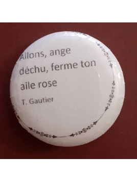 Badge artisanal Citation : Ange déchu