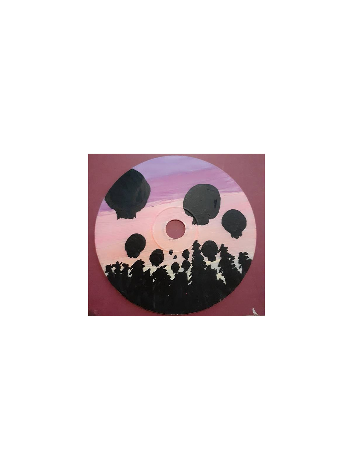 CD décoré forêt et lanternes