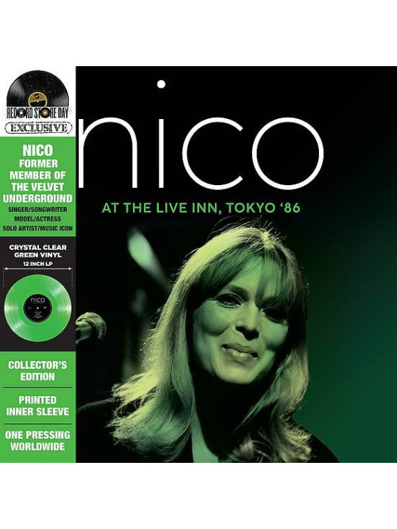 Nico : At the live inn, Tokyo 86 (Ltd edition 12’’ vinyl)