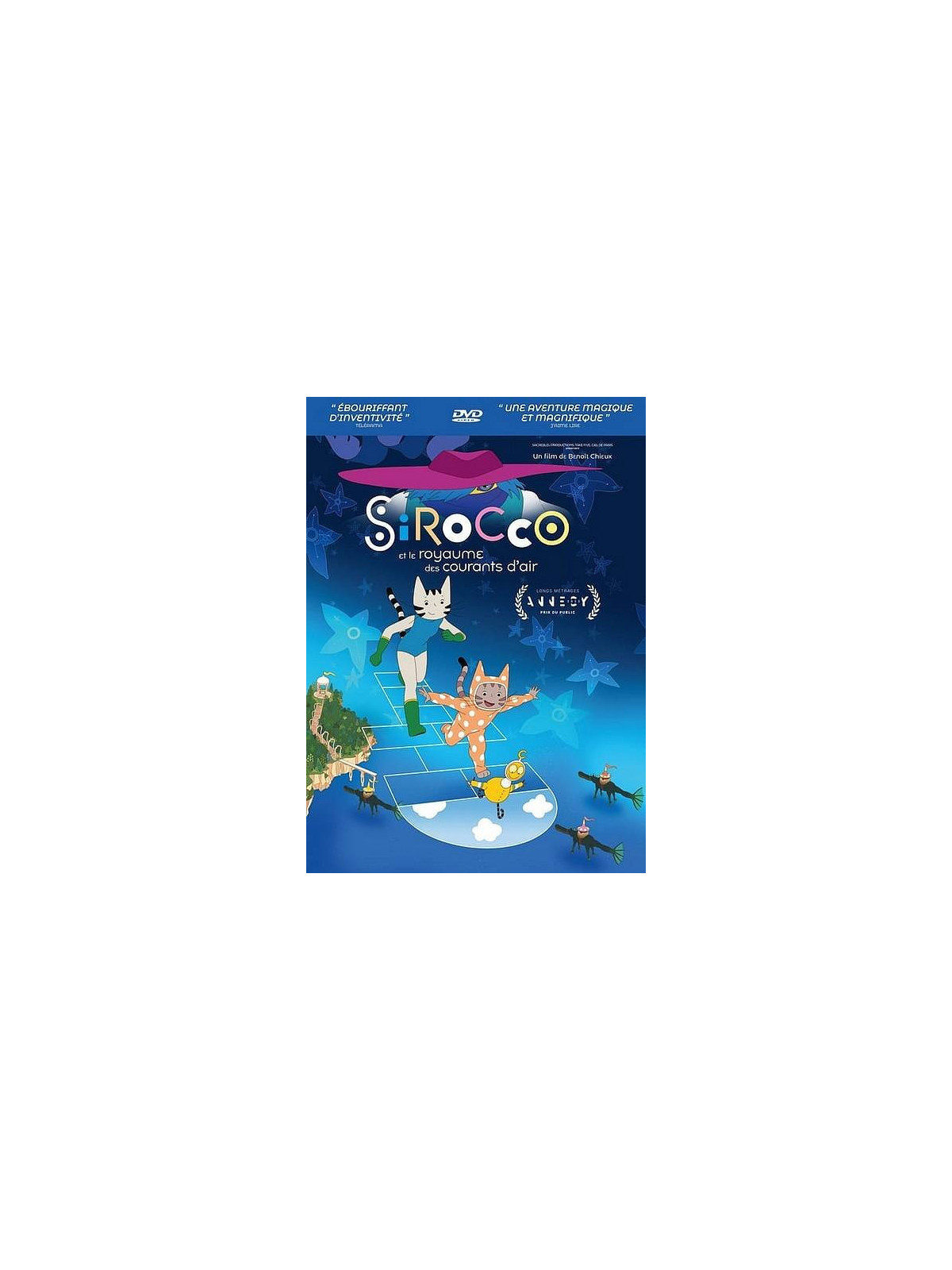 Benoît Chieux : Sirocco et le royaume des courants d’air (DVD)