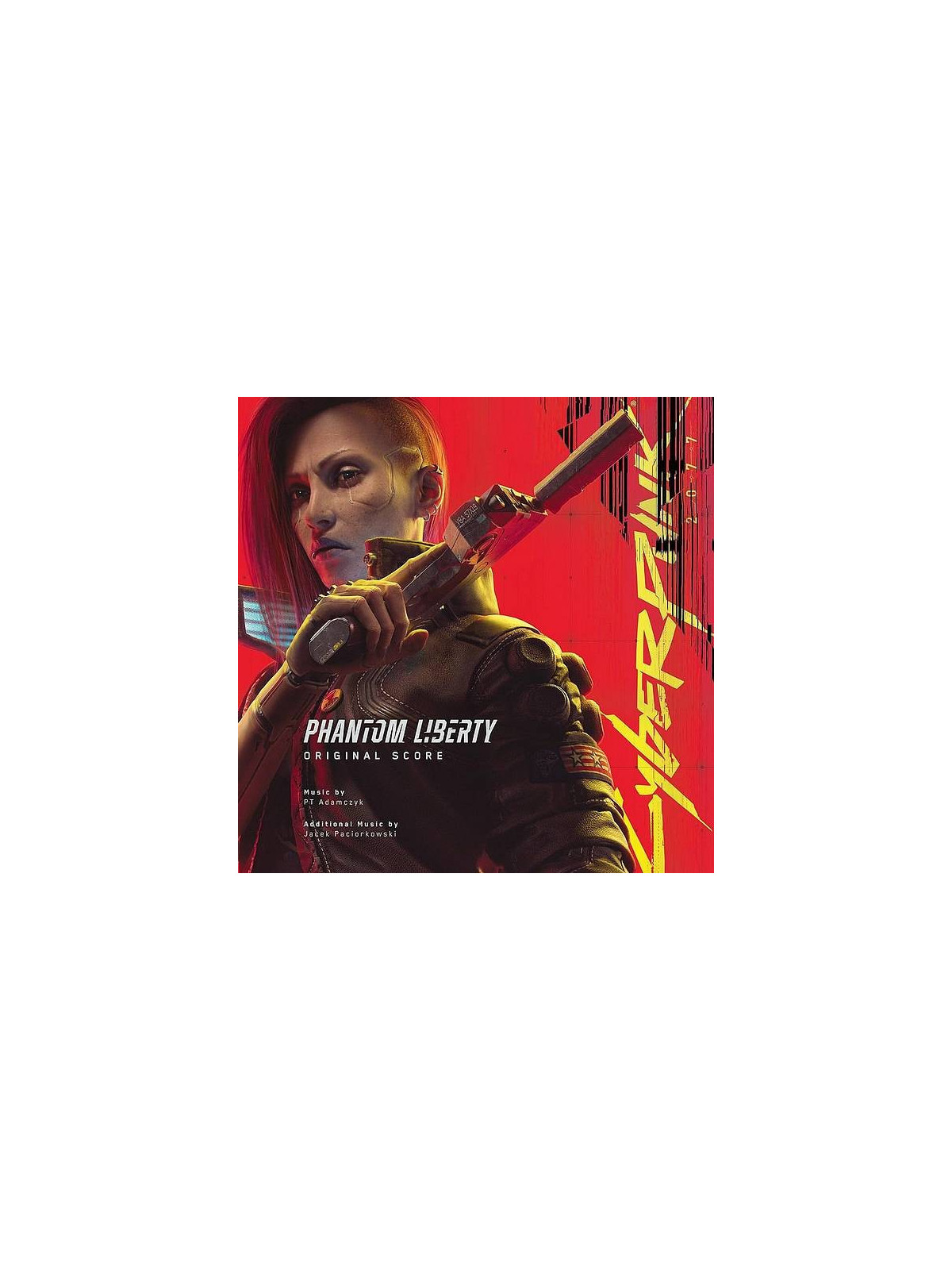 P.T. Adamczyk & Jacek Paciorkowski disque Cyberpunk 2077 - phantom liberty en stock en vinyle à ciel rouge dijon