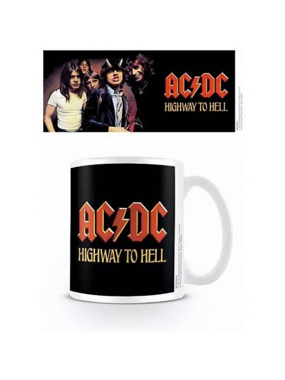 le Mug AC/DC : Highway to hell est en stock à la boutique Ciel rouge à Dijon