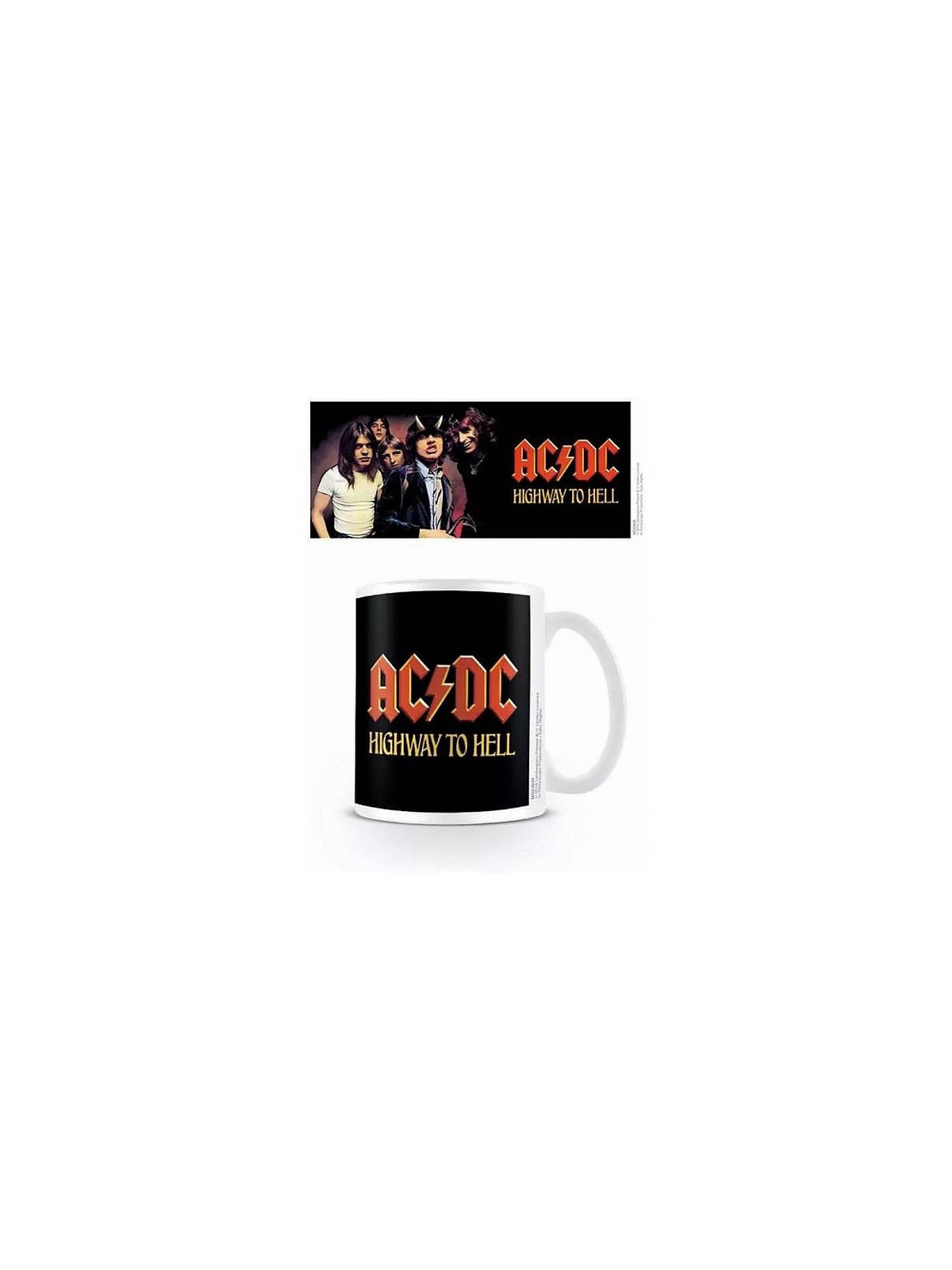 le Mug AC/DC : Highway to hell est en stock à la boutique Ciel rouge à Dijon