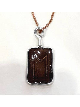 Collier en résine rune Ehwaz
