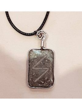 Collier en résine rune Sowilo