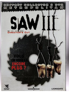 Darren Lynn Bousman : Saw III (2 DVD)