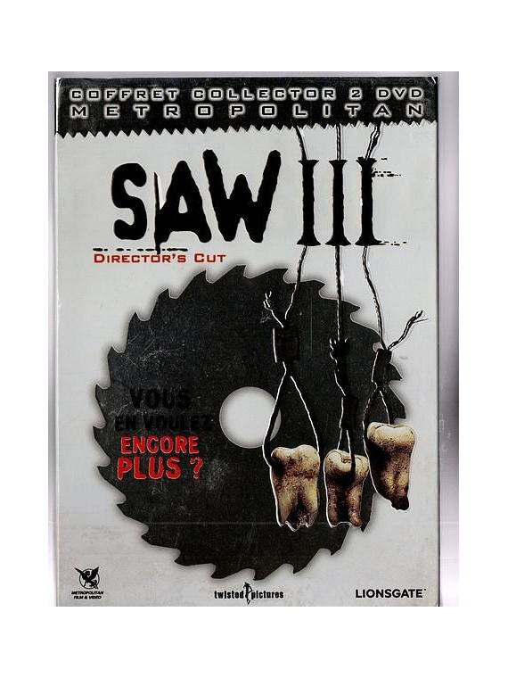 Darren Lynn Bousman : Saw III (2 DVD)