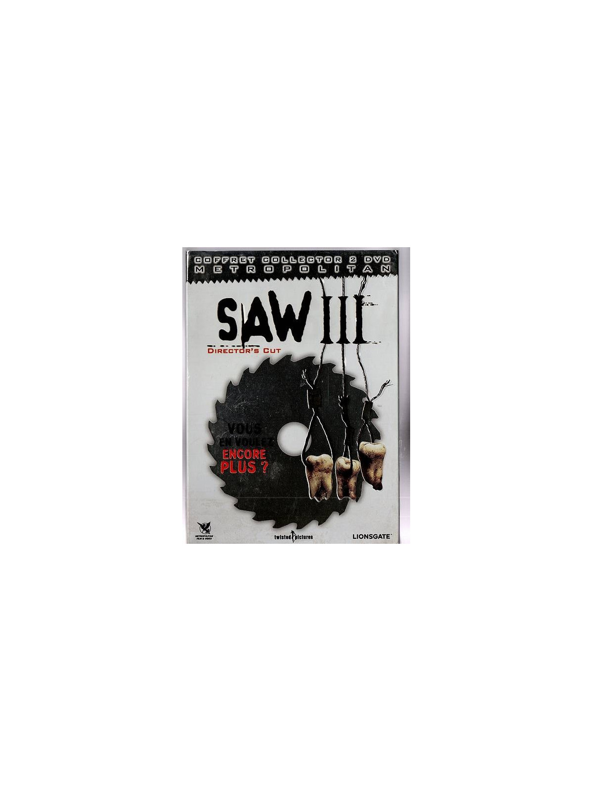 Darren Lynn Bousman : Saw III (2 DVD)