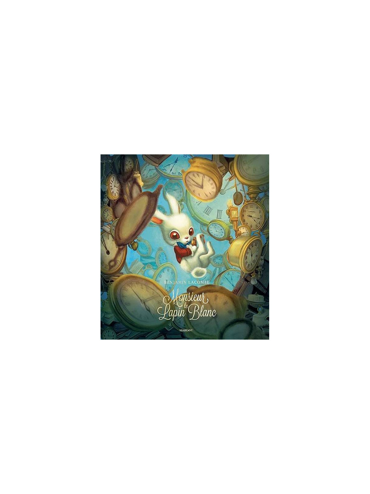 le livre de Benjamin Lacombe : Monsieur le lapin blanc est en stock à la librairie indépendante Ciel rouge à Dijon