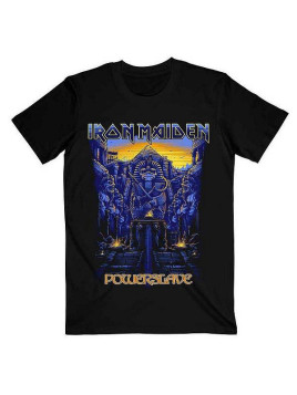 le T-shirt Iron maiden : Dark ink powerslave est en stock à la boutique Ciel rouge à dijon.