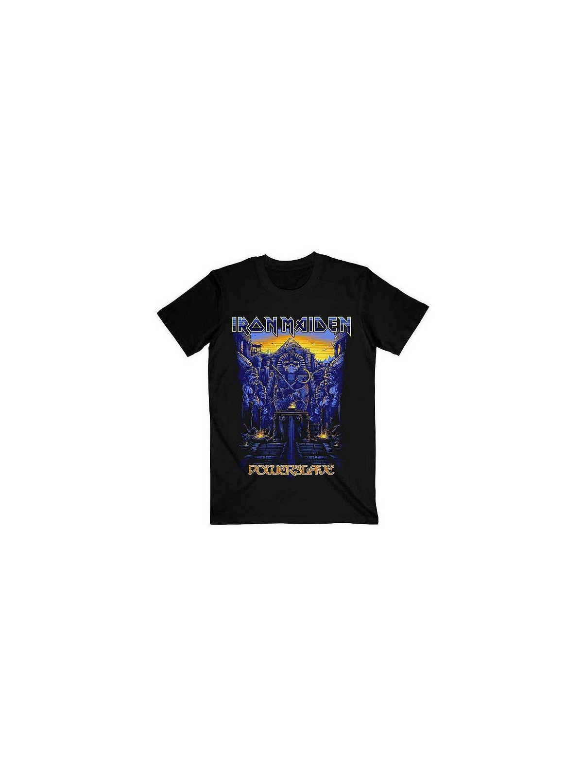 le T-shirt Iron maiden : Dark ink powerslave est en stock à la boutique Ciel rouge à dijon.