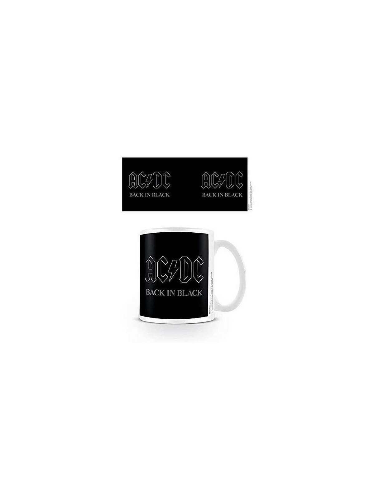 le Mug AC/DC : Back in black est en stock à la boutique Ciel rouge à Dijon