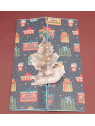 Carte Noël avec sapin et luge