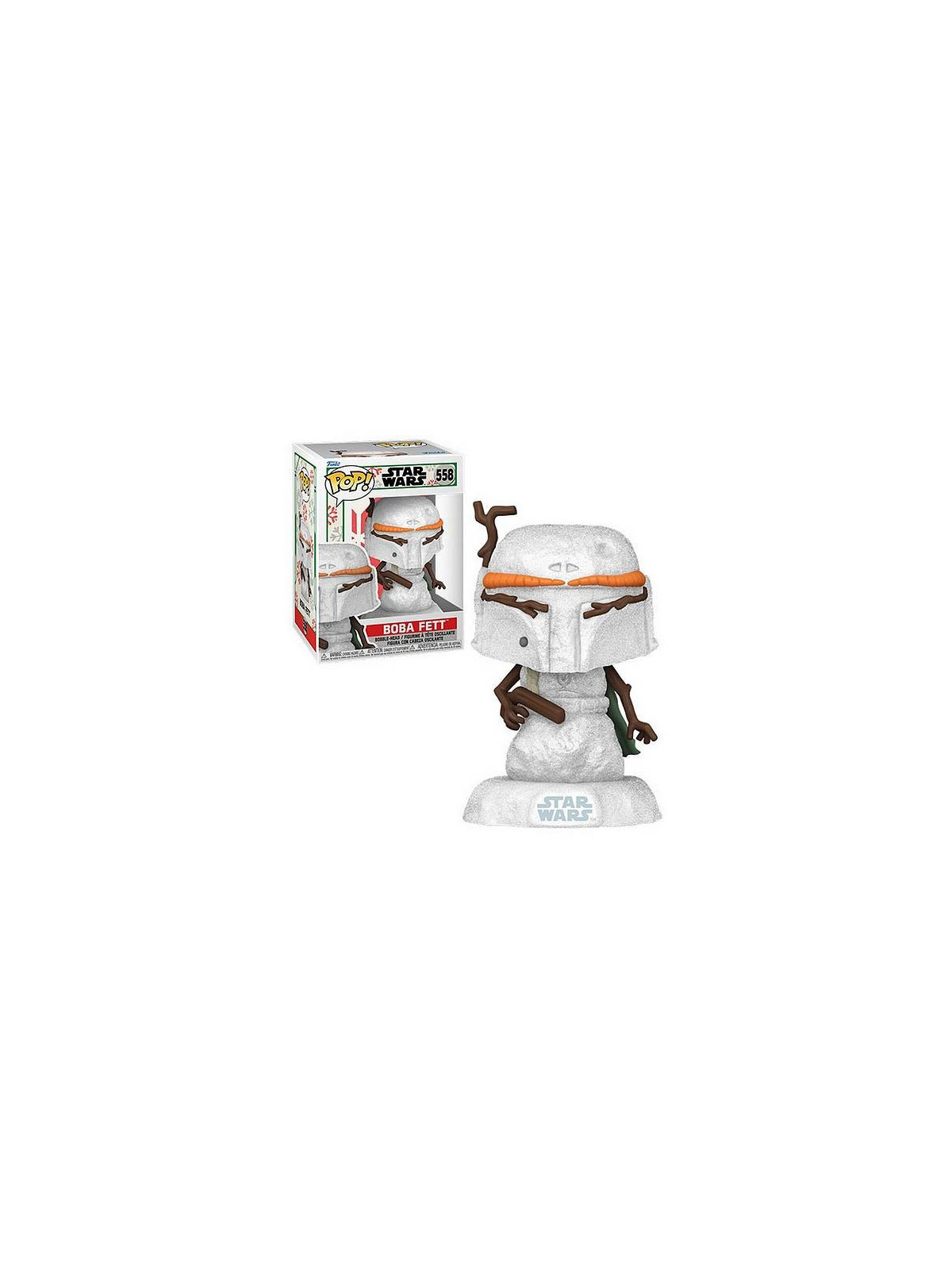 Figurine pop! Star wars : holiday Boba Fett (N° 558)
