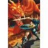 l' Affiche Dungeons & dragons : classic red dragon battle est en stock à ciel rouge, boutique à dijon