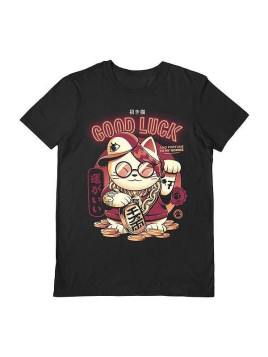 T-shirt Lucky cat (Ilustrata)