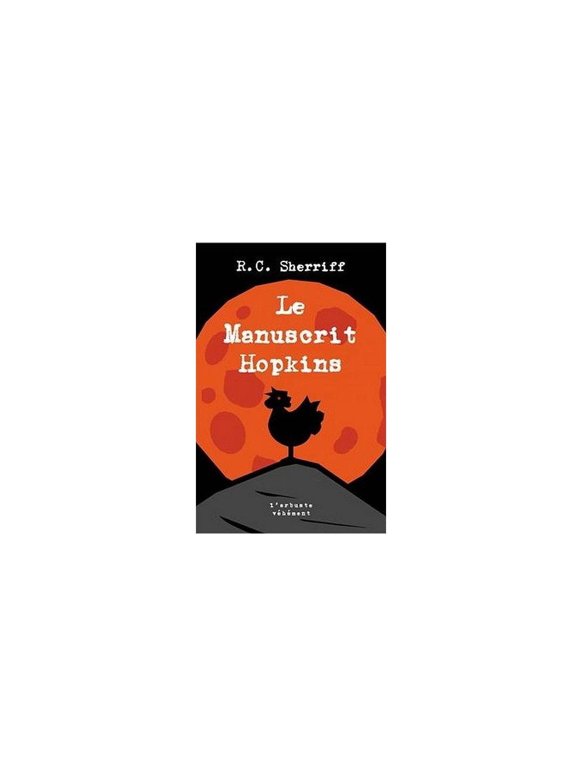 Le livre SF Le manuscrit Hopkins de R.C. Sherriff est disponible à Ciel rouge Dijon