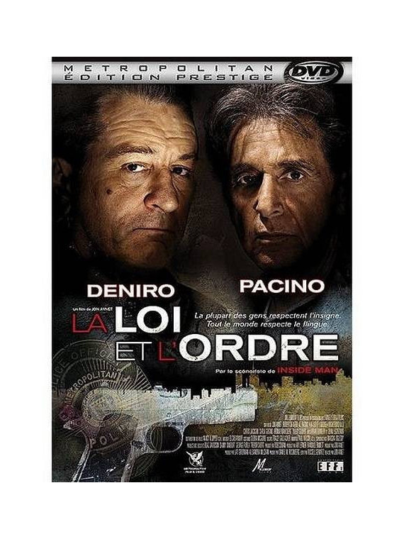 Jon Avnet : La loi et l’ordre (DVD)