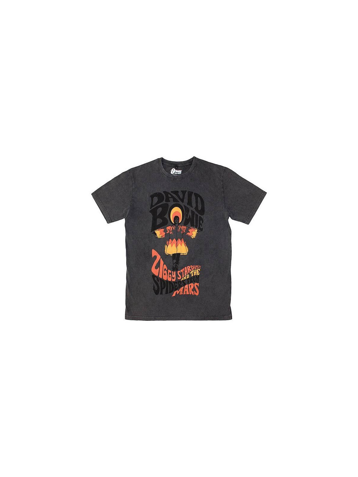 T-shirt David Bowie : Ziggy Stardust stone wash