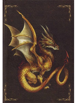 Carnet A6 Dragon or (Séverine Pineaux)