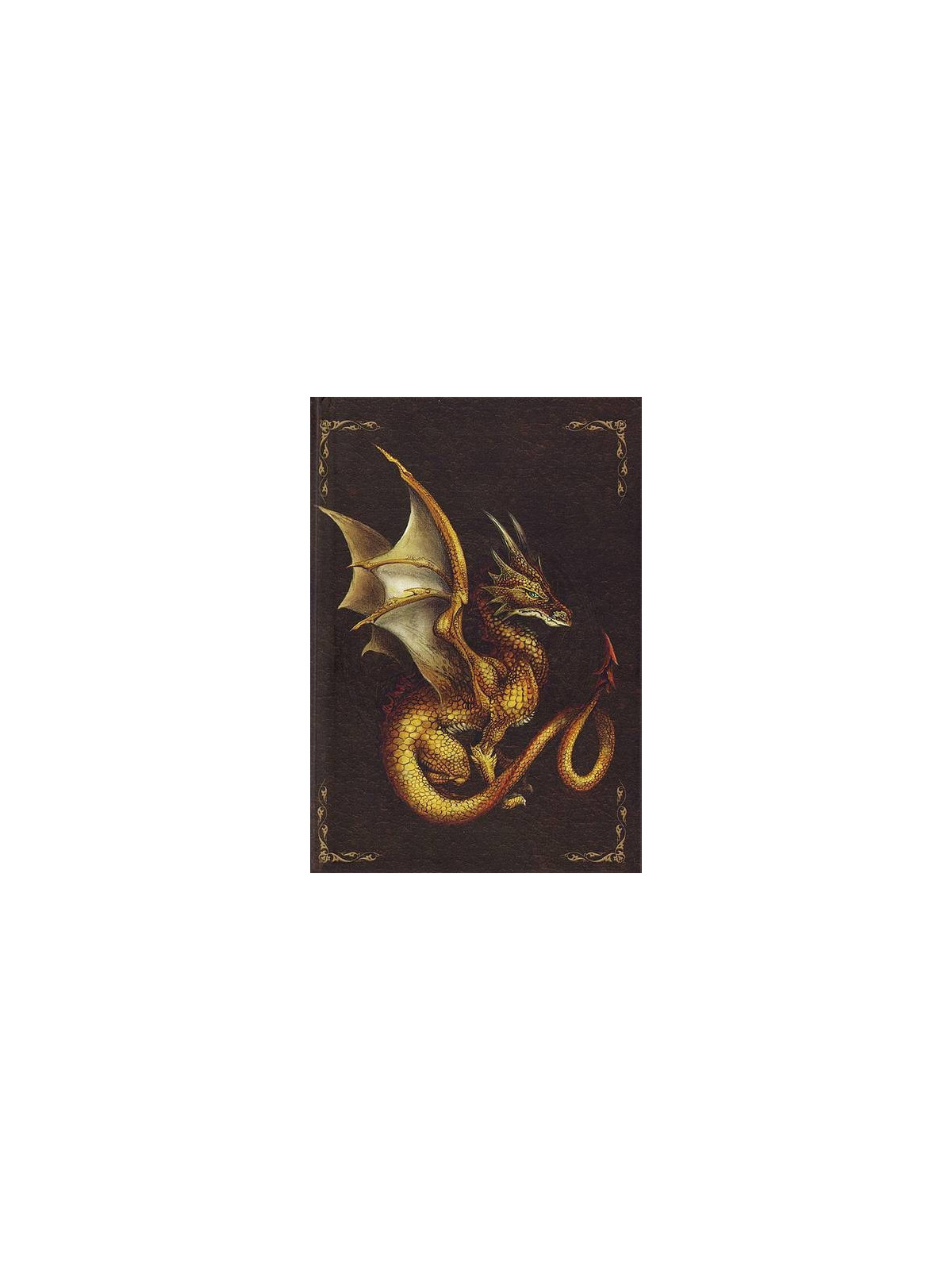 Carnet A6 Dragon or (Séverine Pineaux)