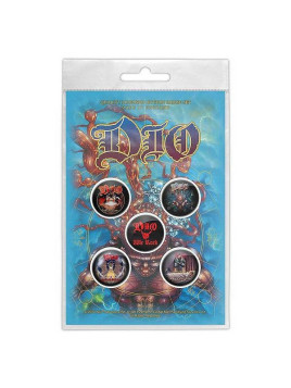 Lot de 5 badges Dio : strange highways
